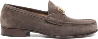 Valentino Garavani Grey Signature Slip-on Loafers