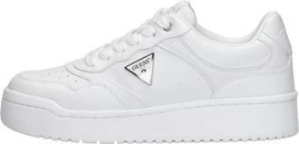 Guess Miram Sneakers - Dames - Sneakers - Wit - 37 EU - Polyester - Schoenen