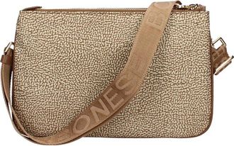 Borbonese Tassen, Dames, Bruin, ONE Size, Leer, Crossbody Bag