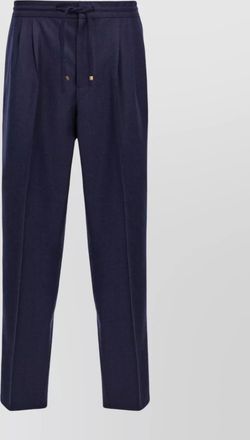 Brunello Cucinelli ankle length straight leg trousers with front pleats