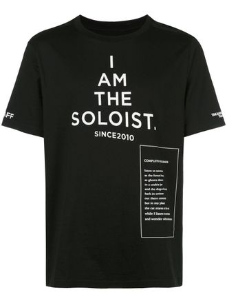 TAKAHIROMIYASHITA TheSoloist. logo print T-shirt - men - Cotton - 46 - Black