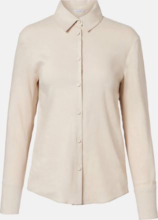 Max Mara Badesse linen-blend shirt