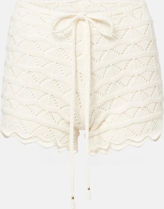 Bananhot Shorts Mina in crochet di misto cotone