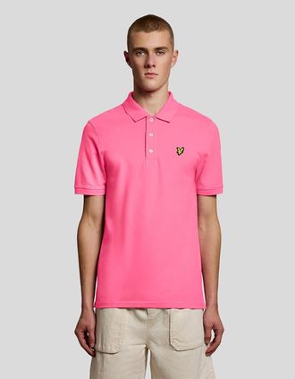Lyle & Scott Lyle And Scott Mens Cotton Polo Shirt - Pink - Size: 36