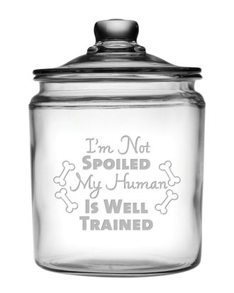 SUSQUEHANNA GLASS Im Not Spoiled 64oz Half Gallon Jar