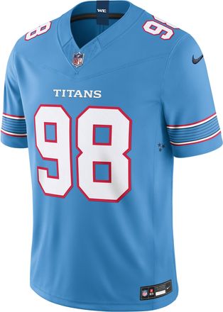 Nike Jeffery Simmons Tennessee Titans Nike Mens Dri-FIT NFL Limited Jersey in Blue | 37NM0IUT9VF-RMY