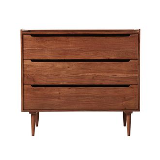 Swoon Editions Swoon | Southwark | Scandi Chest Of Drawers | Brown | Acacia Wood | W: 80 cm D: 43 cm H: 72 cm