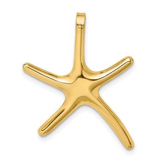 Diamond2Deal 10k Yellow Gold Polished Starfish Charm