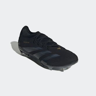 adidas Fussballschuh ADIDAS PERFORMANCE PREDATOR PRO FG, Damen, Gr. 40, schwarz (core schwarz, carbon, gold metallic), Synthetik, Textil, Schuhe Fussballschu