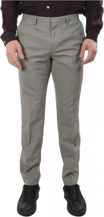 HUGO BOSS Broeken > Chinos - Heren - Nette broeken - Grijs - 2XL - Broeken