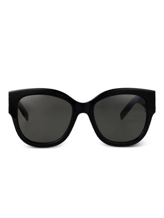 Saint Laurent Eyewear Zonnebril met cat-eye montuur - Zwart