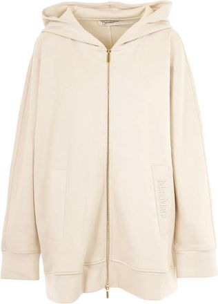 Max Mara Felpa con cappuccio e zip - Toni neutri