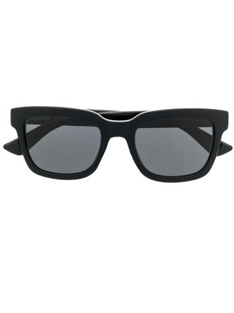 Gucci tinted square-frame sunglasses - Black