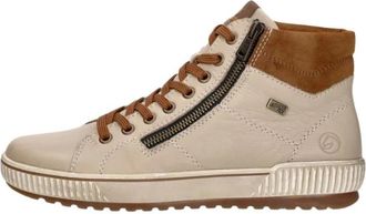 Remonte Schoenen, Dames, Beige, 45 EU, Leer, Veterschoenen Hoog