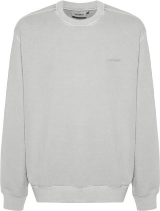 Carhartt Work in Progress Duster Script Sweat - Heren - Sweatshirts - Grijs - S - Katoen - Hoodies & sweatvesten