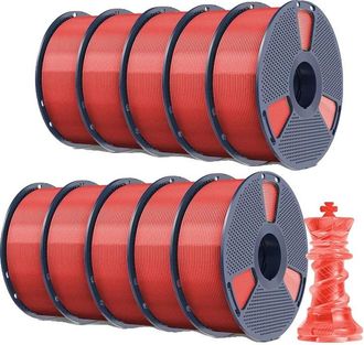 OEM Filamento Para Impresora 3d, Alta Resistencia, Dureza, Rojo Claro