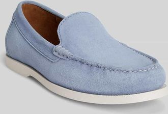 Polo Ralph Lauren Loafer aus echtem Leder in Hellblau, Gr&ouml;&szlig;e 42