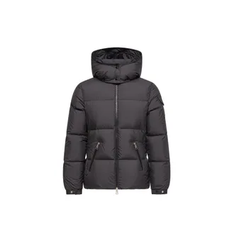 Moncler Moncler Fourmines Hooded Short Down Jacket, Women, Black, Size: 0