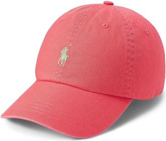 Polo Ralph Lauren The Iconic Cotton Chino Ball Mens Cap Mens Caps Red Sky