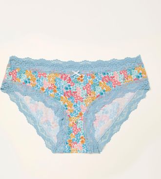 Fat Face FatFace Ivory Busy Floral Classic Knickers