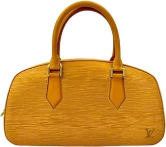 Louis Vuitton Pre-owned Handbags, female, Yellow, Size: ONE SIZE Pre-owned Vintage Handbag