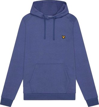 Lyle & Scott Heren Fly Fleece Hoodie (Blauw)
