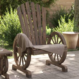 vidaXL Vidaxl - Sill&oacute;n De Jard&iacute;n Adirondack Madera Maciza De Abeto