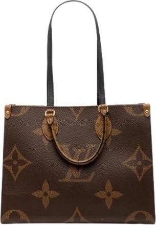 Louis Vuitton Pre-owned Onthego GM - Dames - Vintage Shopper - Bruin - ONE Size - Vintage