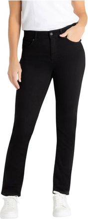 M.A.C Klassieke Zwarte Denim Jeans - Dames - Slim Fit Jeans - Zwart - L - Denim - Jeans