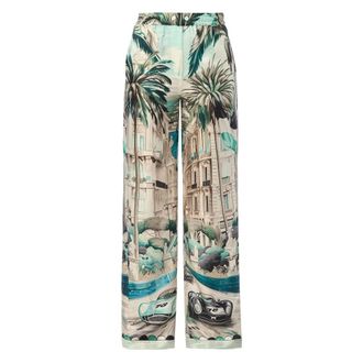 Philipp Plein Wide Pantaloni - - Trousers - Donna - Verde - S