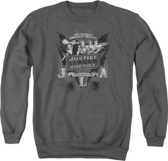 Gildan DC Comics Greatest Heroes Adult Crewneck Sweatshirt