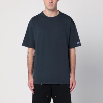 Champion Navy blue cotton crew-neck T-shirt