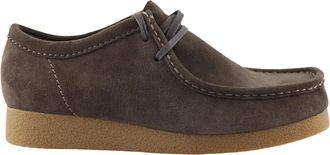 Clarks Stijlvolle Donkerbruine Su&egrave;de Schoenen - Heren - Veterschoenen - Bruin - 45 EU - Su&egrave;de - Schoenen