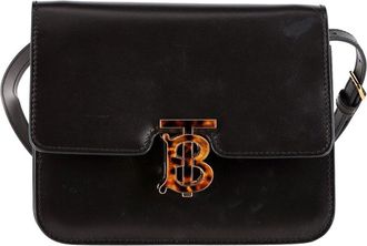 Burberry Medium TB Logo Flap Shoulder Bag (Authentic Pre-Loved)