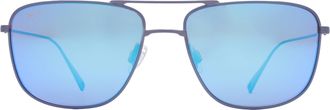 Maui Jim Mikioi Blue Hawaii Navigator Unisex Sunglasses B887-03 54