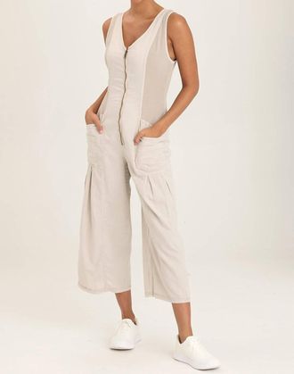 Xcvi Womens Macgowan Jumpsuit In Ripple Pigment