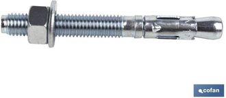 cofan Taco Anclaje Mtc Zincado M-10x100 Caja 100 Unid., Anclaje Mtc Est&aacute;ndar Para Montajes, Indicado Para Placas De Hormig&oacute;n Y Piedra Natural Resistente A L