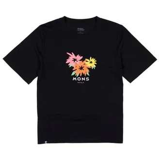 Mons Royale Icon Relaxed Tee Merinoshirt f&uuml;r Damen | schwarz