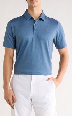 Travis Mathew Featherweight Active Polo in Heather Copen Blue at Nordstrom Rack, Size Xx-Large