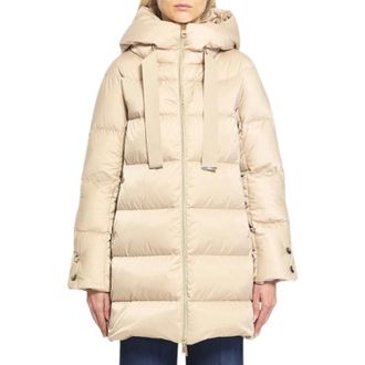 Herno Piumino A-shape - - Jackets - Donna - Beige - S