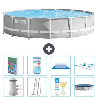 Intex Piscina Prism Frame Redonda - 457x107 Cm - 9-piezas S542