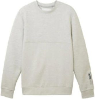 Tom Tailor Heren, Sweatshirts & Hoodies, Grijs, Maat: XL Katoen