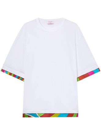 Pucci T-shirt con stampa Iride - Bianco