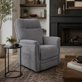 Aspire Home Accents Ascend Power Riser Recliner Armchair (1 Seater) in Grey
