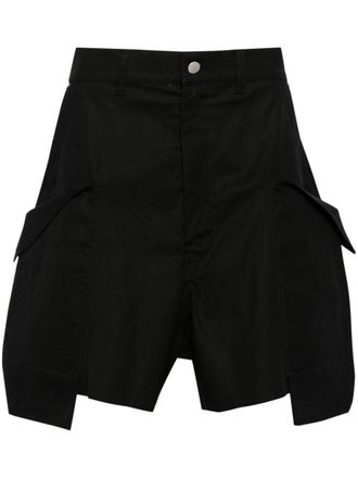 Rick Owens Stefan cargo shorts - Zwart