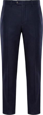 Moorer Comfortabele en veelzijdige broek - Heren - Nette broeken - Blauw - M - Kasjmier - Broeken