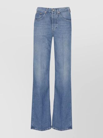Dondup womens jeans straight cut contrast stitching