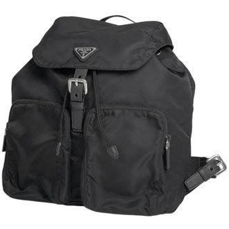 Prada Black Nylon Backpack (Pre-Owned)