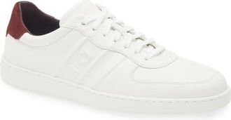 Ferragamo Adam Low Top Sneaker in Bianco Ottico Cordovan at Nordstrom, Size 11.5