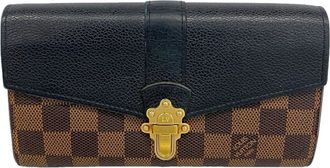 Louis Vuitton Ebene Noir Long Wallet (Bi-Fold) (Pre-Owned)